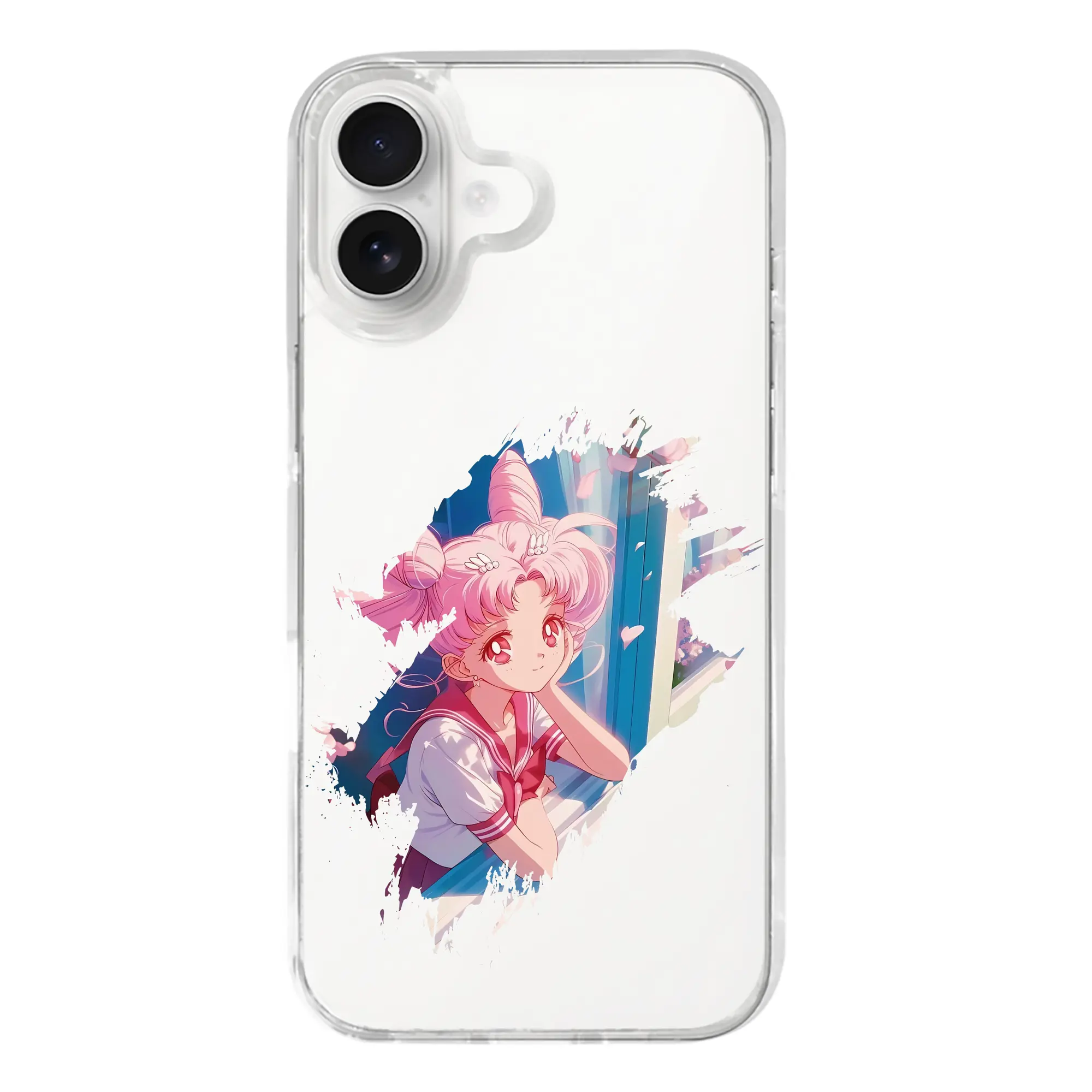 美少女戦士セーラームーン グッズ,ちびうさ - iPhone 17シリーズ 透明スマホケース – 薄型・耐衝撃・精密フィット保護カバー